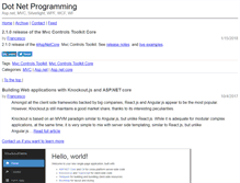 Tablet Screenshot of dotnet-programming.com